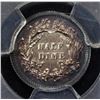 Image 3 : 1862 SEATED LIBERTY HALF DIME PCGS UNC DETAILS