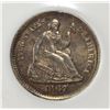 Image 2 : 1867-S LIBERTY SEATED HALF DIME PCI SUPERB GEM BU
