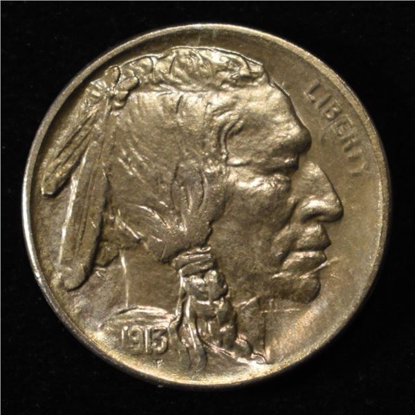 1913-S T-1 BUFFALO NICKEL GEM BU