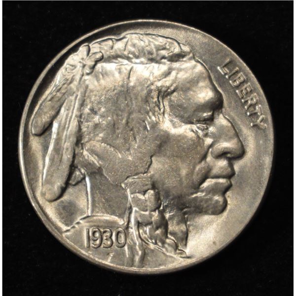 1930-S BUFFALO NICKEL GEM BU