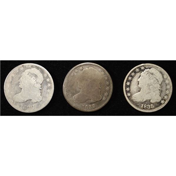 1829, 1832, 1835 BUST DIMES