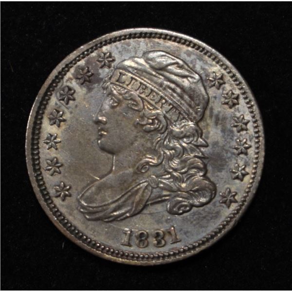 1831 BUST DIME AU