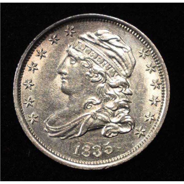 1835 BUST DIME BU