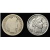 Image 1 : 1911 AU, & 1913-S GOOD BARBER DIMES