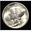 1916 MERCURY DIME GEM BU