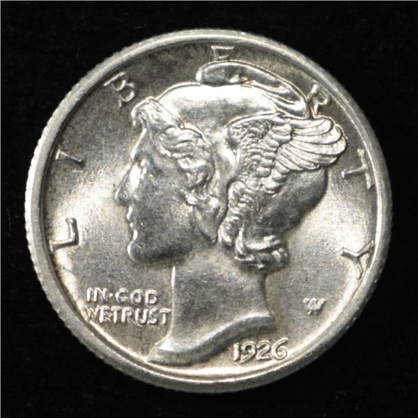 1926 MERCURY DIME GEM BU FB