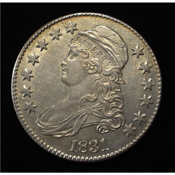 1831 BUST HALF DOLLAR AU