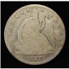 Image 1 : 1865 SEATED LIBERTY HALF DOLLAR AG/G