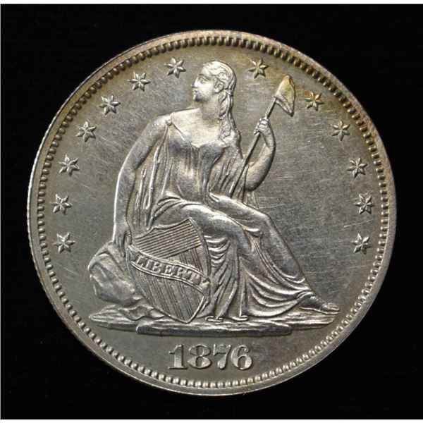 1876 LIBERTY SEATED HALF DOLLAR CH PROOF
