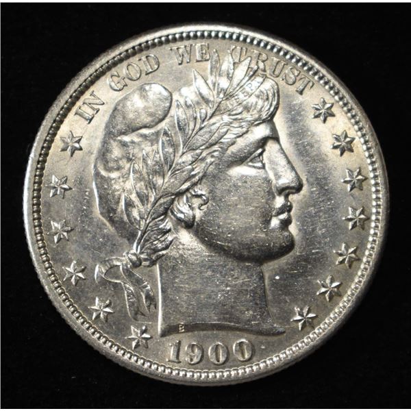 1900-S BARBER HALF DOLLAR BU
