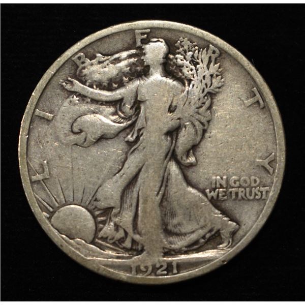 1921-S WALKING LIBERTY HALF FINE