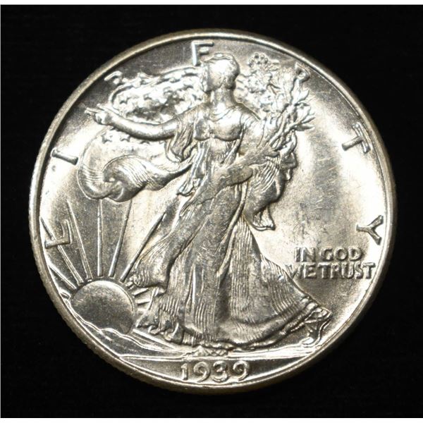 1939-D WALKING LIBERTY HALF CH BU