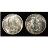 Image 2 : 1942 & 1944-D WALKING LIBERTY HALVES CH BU