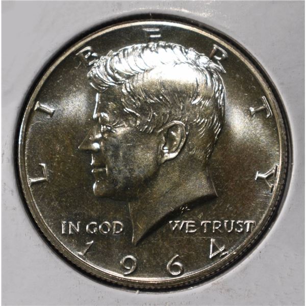 1964 KENNEDY HALF DOLLAR GEM PROOF