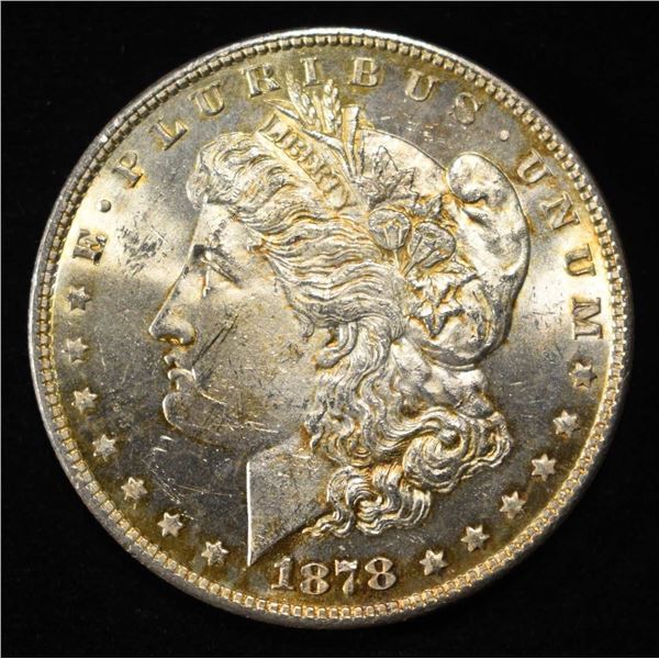 1878 7TF REV 78 MORGAN DOLLAR CH BU