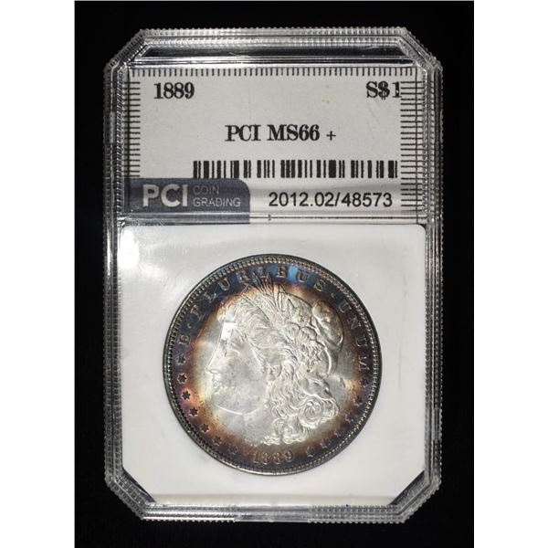 1889 MORGAN DOLLAR PCI SUPERB GEM BU