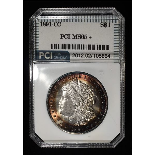 1891-CC MORGAN DOLLAR PCI GEM BU