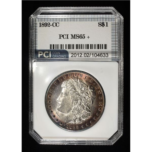 1892-CC MORGAN DOLLAR PCI GEM BU