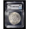 Image 1 : 1896-S MORGAN DOLLAR ICG MS 60 DETAILS CLEANED