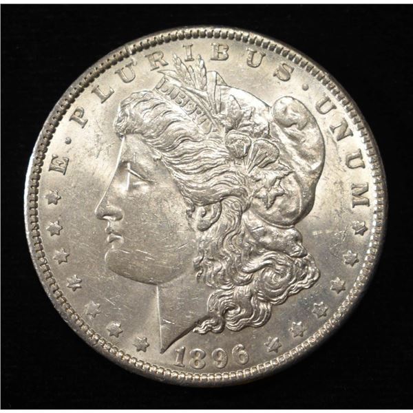 1896-O MORGAN DOLLAR AU/BU