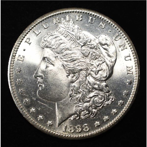 1898-S MORGAN DOLLAR CH/GEM BU