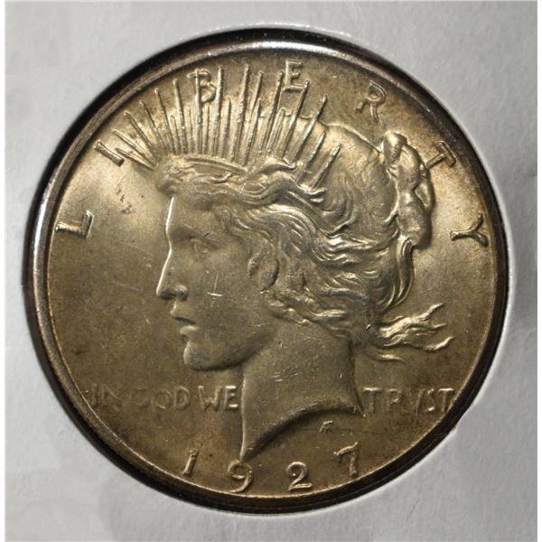 1927-S PEACE DOLLAR BU