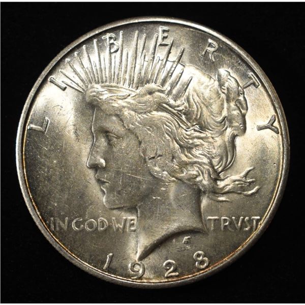 1928-S PEACE DOLLAR CH BU