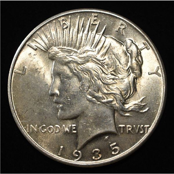 1935 PEACE DOLLAR CH BU