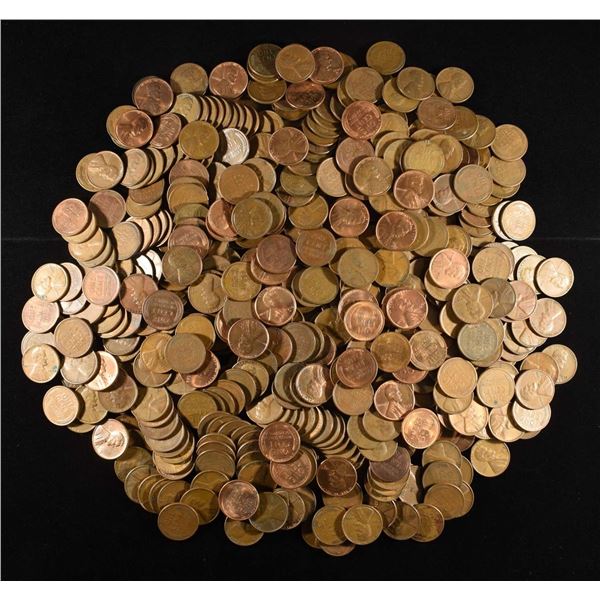 (500) WHEAT CENTS MIXED DATES