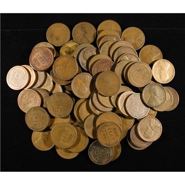 (76) D&S MINT WHEAT CENTS FROM THE TEENS