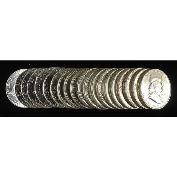 1949-D BU FRANKLIN HALF DOLLAR ROLL