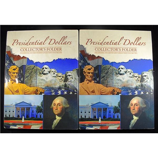 WHITMAN VOLUME 1-2 PRESIDENTIAL DOLLARS ALBUMS