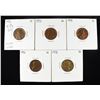 Image 1 : (5) 1931 LINCOLN WHEAT CENTS NICE UNC