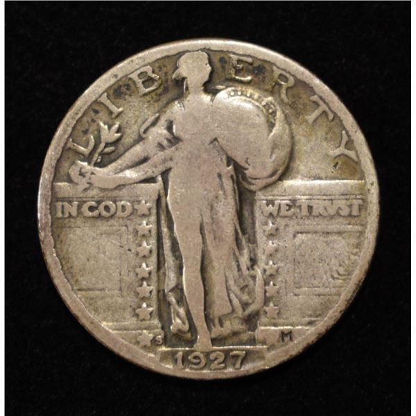1927-S STANDING LIBERTY QUARTER F
