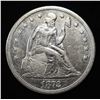 Image 1 : 1872-S SEATED DOLLAR AU