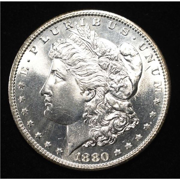 1880-S MORGAN DOLLAR GEM BU