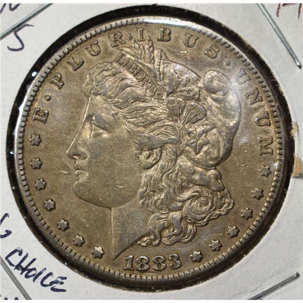 1883-S MORGAN DOLLAR CH AU/UNC