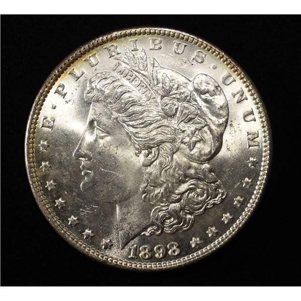 1898 MORGAN DOLLAR GEM BU