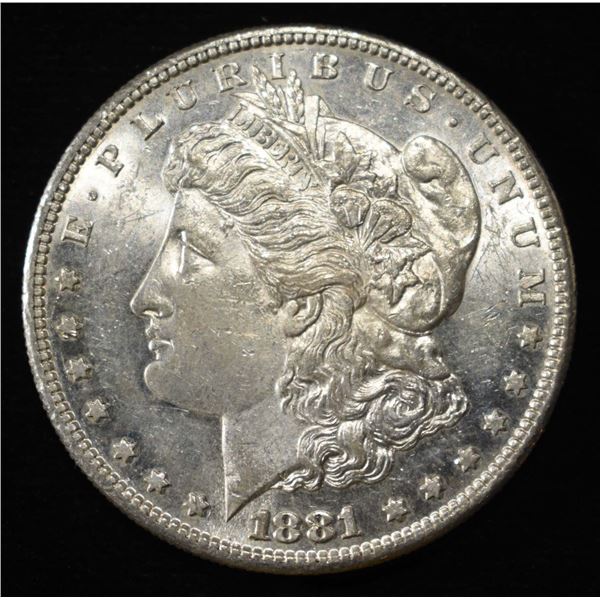 1881-S MORGAN DOLLAR BU