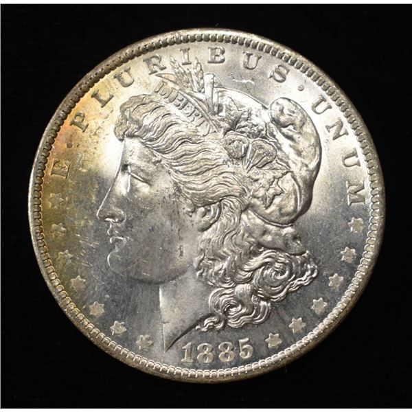 1885-O MORGAN DOLLAR GEM BU