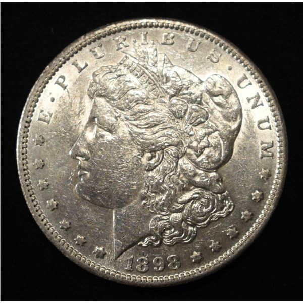 1898-S MORGAN DOLLAR AU/BU
