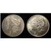 1900-O AU & 1921 BU MORGAN DOLLARS
