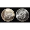 Image 2 : 1992 & 1993 AMERICAN SILVER EAGLES