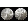 (2) 2025 AMERICAN SILVER EAGELS