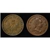2 CIVIL WAR TOKENS NEW YORK,  DRY GOODS