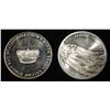 (2) 1 OZ .999 SILVER ROUNDS