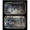 Image 2 : (2) 1 OZ .999 SILVERTOWN HORSE & CARRIAGE BARS