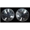 (2) 2023 1 OZ .9999 SILVER CANADA MAPLE ROUNDS