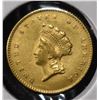 1855 $1 GOLD TYPE 2 BU