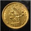 1903 $2.5 GOLD LIBERTY BU